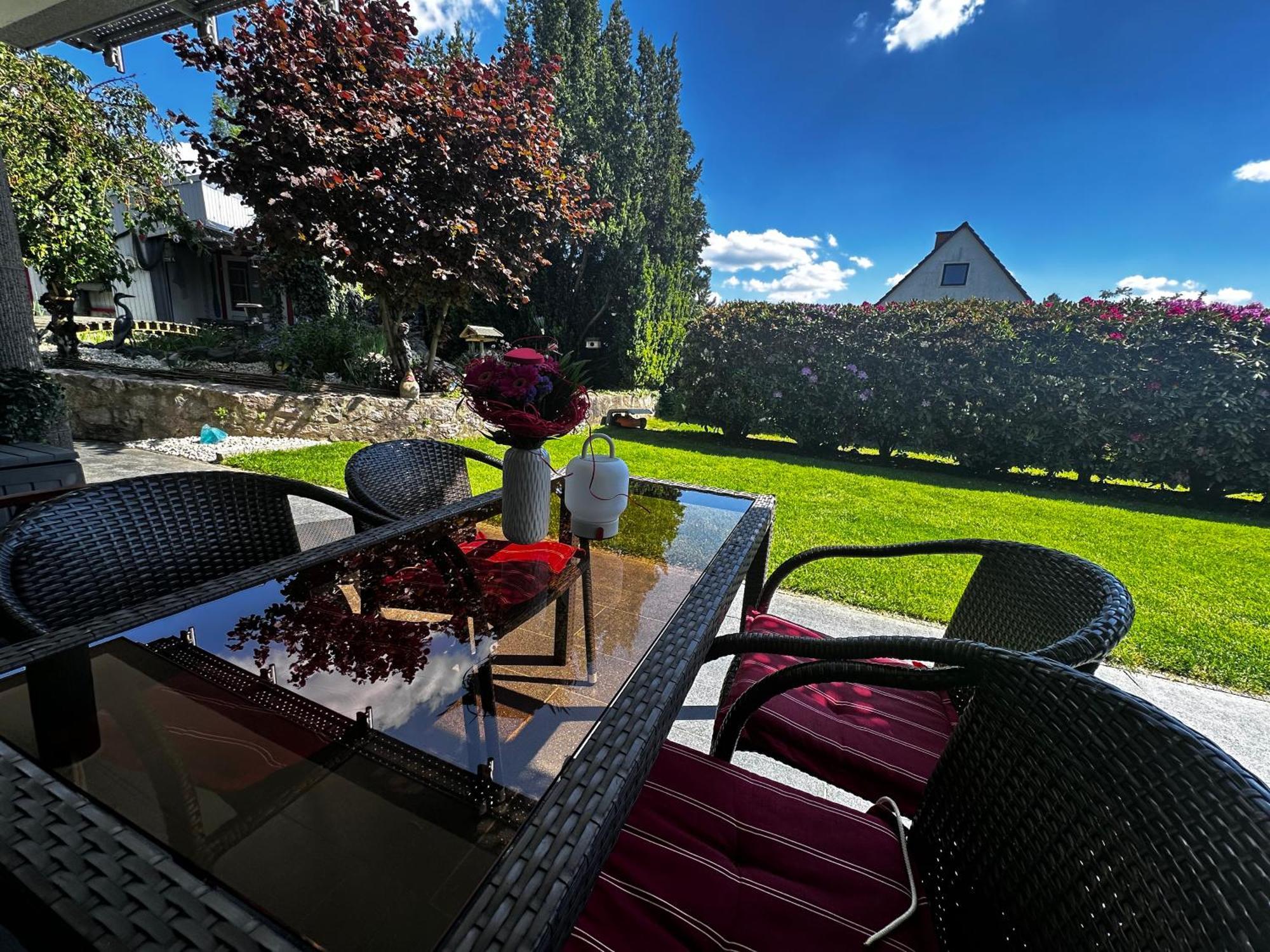 בראונפלס Ferienwohnung Schlossblick - 4 Sterne Sauna Pool Whirlpool Exklusiv מראה חיצוני תמונה