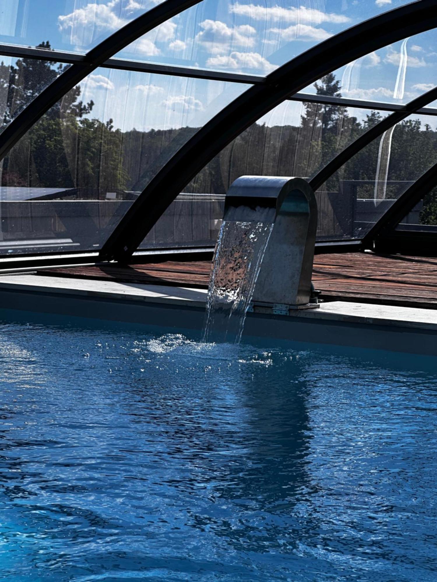 בראונפלס Ferienwohnung Schlossblick - 4 Sterne Sauna Pool Whirlpool Exklusiv מראה חיצוני תמונה